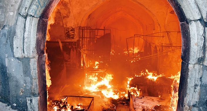 Kayseri Çarşısı’nı AVM yapmak için yakmışlar