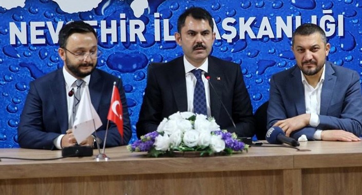 Bakan Kurum, Nevşehir Emlak Konutları’nı inceledi
