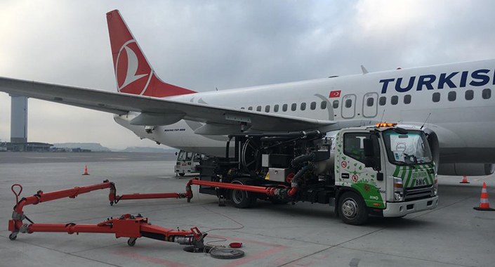 Dünyanın en büyük yakıt ikmal sistemi İstanbul Havalimanı’nda