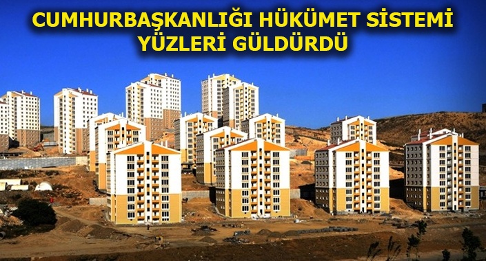 Dar gelirliye bu yıl 33 binin üzerinde konut verildi