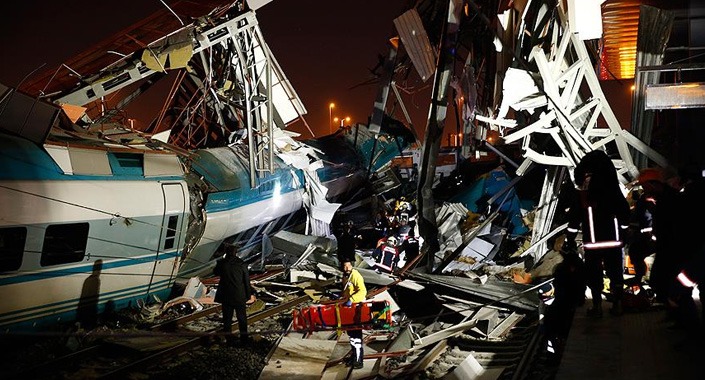 Ankara’da hızlı tren kazası: 4 ölü, 43 yaralı