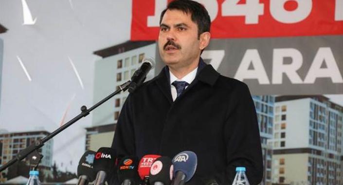 Bakan Kurum imar barışı için başvuran kişi sayısını açıkladı