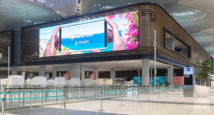 Samsung, İstanbul Havalimanı’na LED bilgi tabelası kuruyor