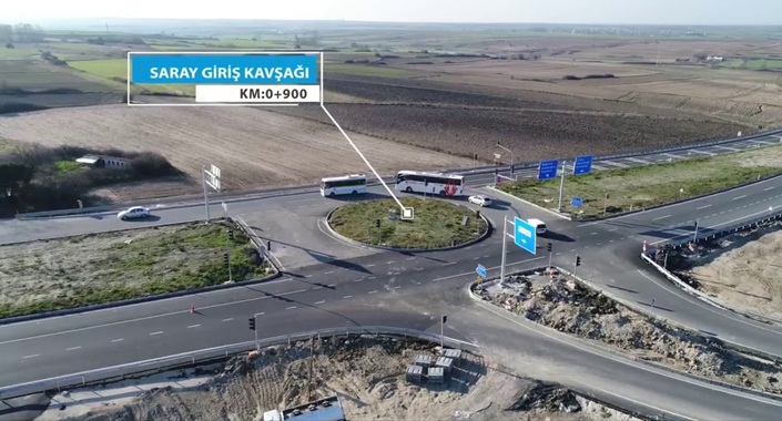 TEM Otoyolu Saray Gişeleri Saray Yolu genişletiliyor