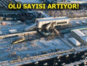 Ankara’da Yüksek Hızlı Tren ile kılavuz treni çarpıştı