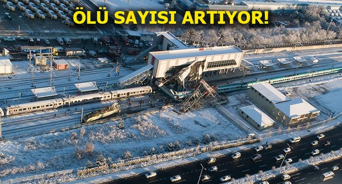 Ankara’da Yüksek Hızlı Tren ile kılavuz treni çarpıştı