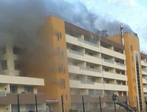 Hatay’da termal otelde yangın çıktı