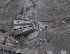 Yusufeli Barajı’nda gövde yüksekliği 50 metreye ulaştı