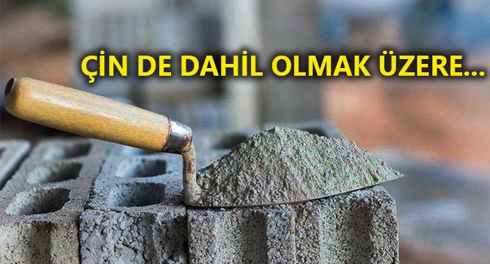 Dünyada çimentonun en ucuza satıldığı ülke Türkiye!