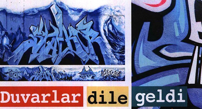 Grafiti duvarlar İstanbul’un sokakları dile geldi