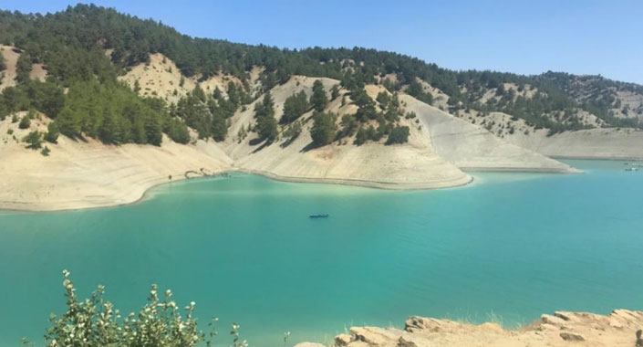 Menzelet Baraj Gölü’ne tekne yanaşma yerleri yapılıyor