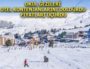 Türkiye’deki kayak otellerinin fiyatları Avrupa’yı geçti