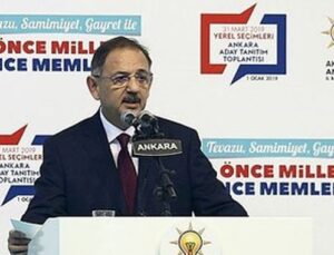 Mehmet Özhaseki Ankara için 111 projeyi açıkladı