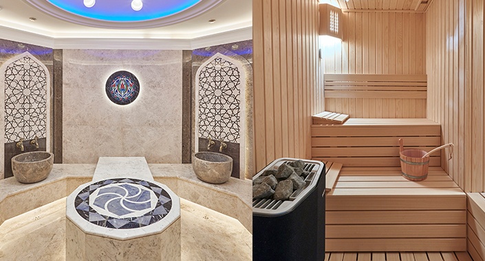 Hamam ve sauna tasarımlarında geleneksel motifler
