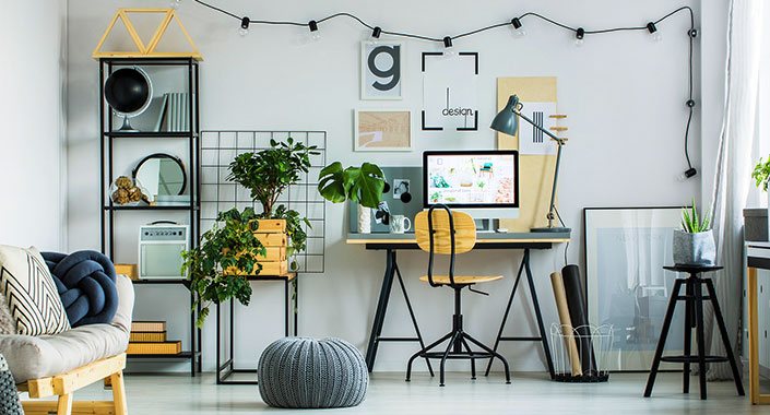 Home-office çalışanlar için dekorasyon önerileri