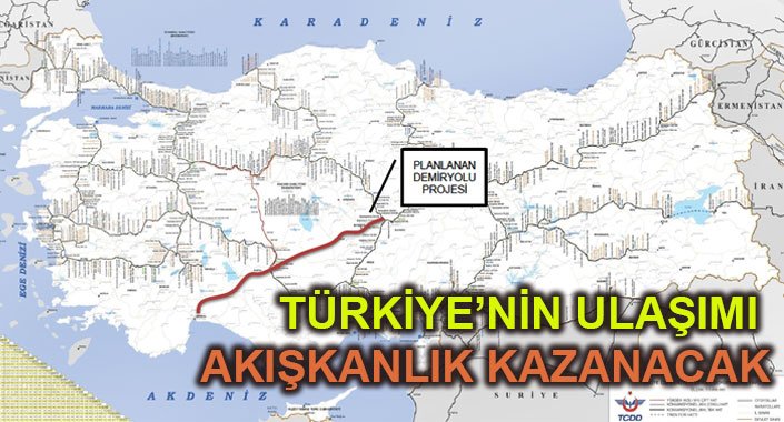 Kayseri, Nevşehir, Aksaray, Konya ve Antalya YHT hattı 607 km.
