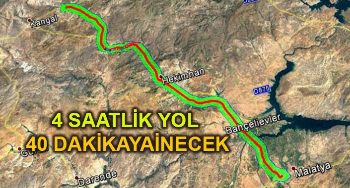 Sivas Çetinkaya – Malatya YHT projesi 3 yılda bitecek
