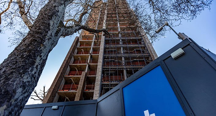 Apex House yapısal olarak tamamlandı