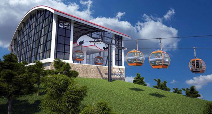 Babadağ Teleferik Projesi’nde zirvenin yolu açıldı