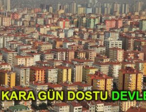 Hasarlı binada oturana devletten destek yağmuru