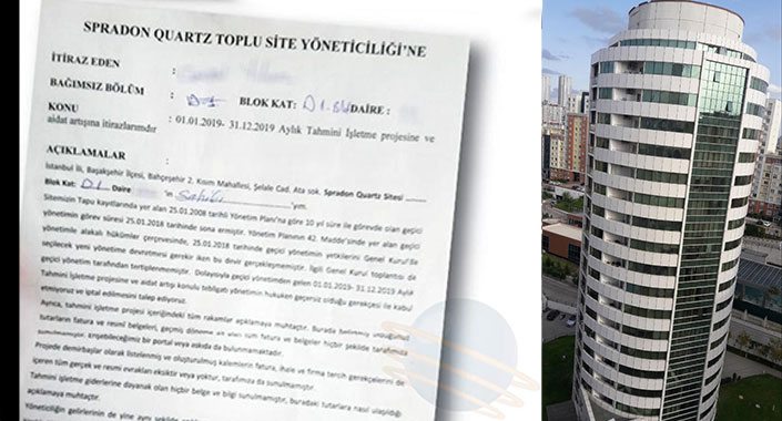 Bahçeşehir Spradon Quartz Sakinleri ayaklandı!