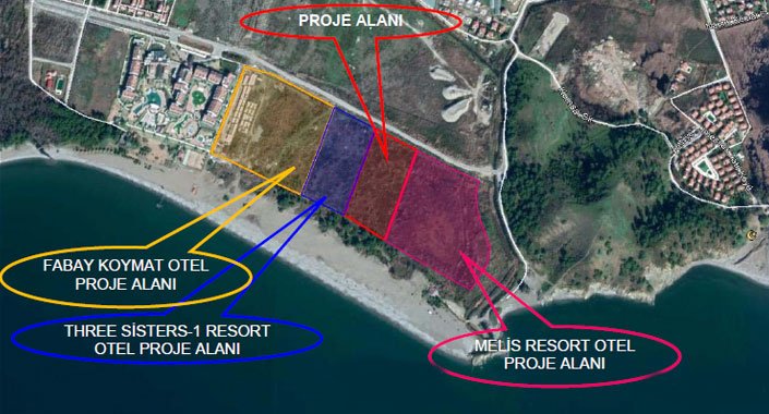 Fethiye’ye Three Sisters-2 Resort Otel yapılacak