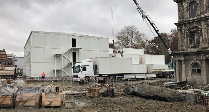 Galataport’un şantiyesinde Vekon kullanılacak