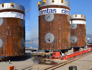 Çanakkale Köprüsü’nün dev çelik ayakları geldi