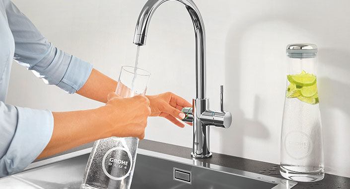 Ofis mutfaklarına Grohe’den profesyonel su filtresi