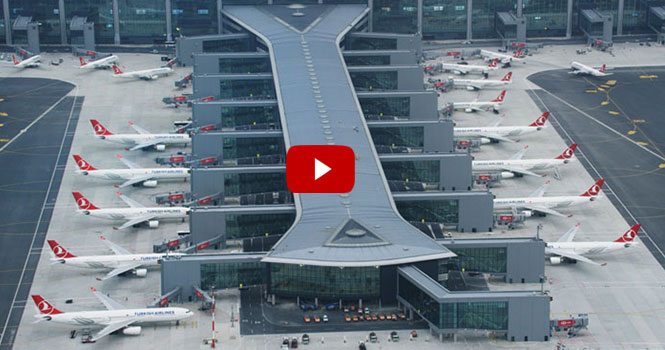 İstanbul Havalimanı’nın havadan çekimleri engin denizler gibi