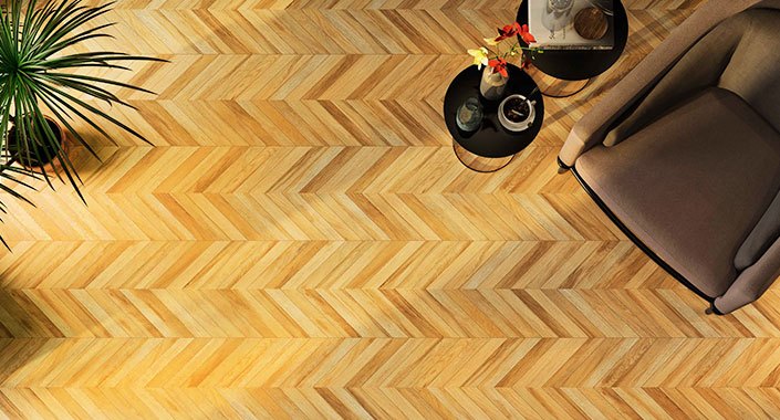 Ahşabın sıcak ve doğal dokusu Seramiksan serilerinde