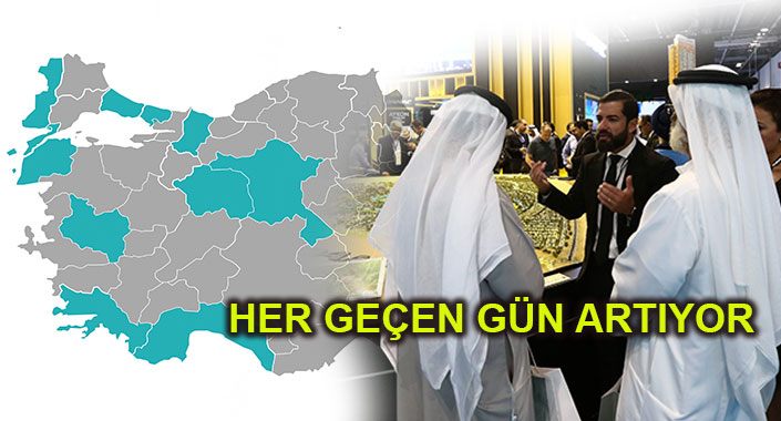 Yabancıların gayrimenkul yatırımları 2.4 milyon metrekareyi aştı