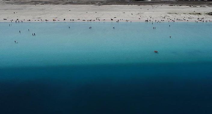 Salda Gölü bu yıl da ziyaretçilerini büyülüyor