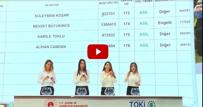 TOKİ, kuradan ev kazananların sevincine ortak oluyor