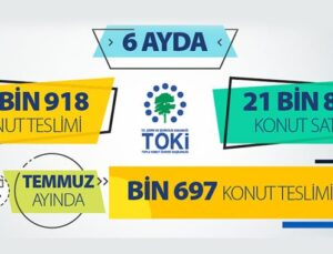 TOKİ Temmuzda bin 697 konutu hak sahiplerine teslim ediyor