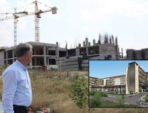 Bursa’da AOS Hastanesi’nin inşaatı yarım kaldı