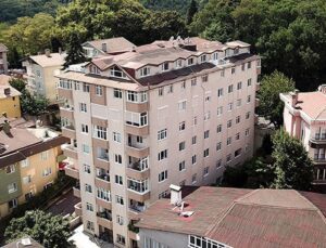 Sarıyer’de kolonları patlayan 39 daireli bina tahliye edildi