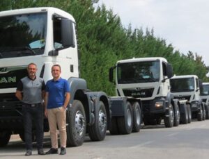 Kolin İnşaat 50 adet otomatik damperli MAN satın aldı