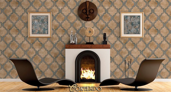 Rustik temalı Ravena duvar kağıdı çeşitleri mağazalarda