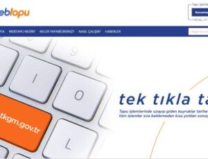Web Tapu Sistemi güncellendi