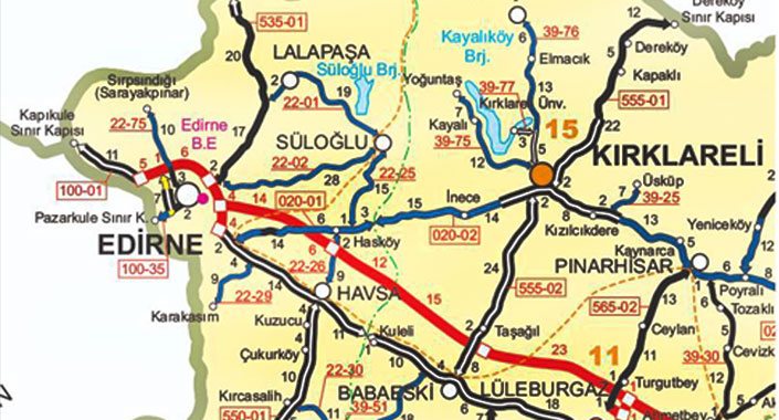 Kırklareli Devlet Yolu için 30 milyon TL’lik kaynak ayrıldı