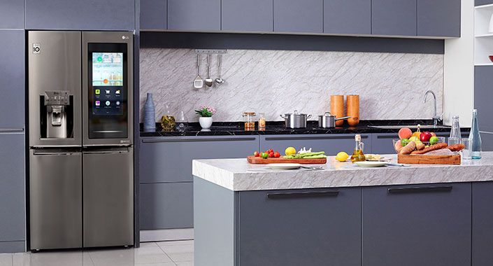 LG InstaView Buzdolapları geleceğin mutfağına ışık tutuyor