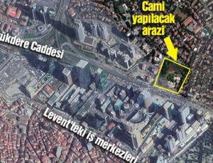 Merkez Bankası’nın Levent’teki arsasında cami yapılıyor