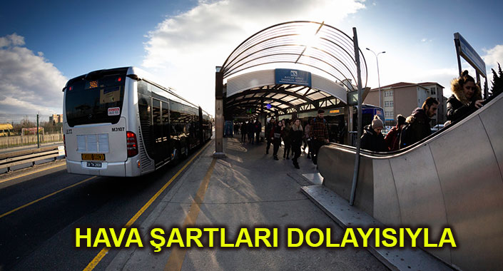 Metrobüs seferleri arttırıldı