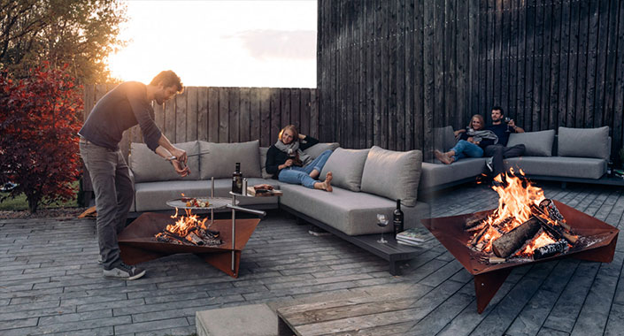 L’unica’dan dış mekanları ısıtacak modern tasarımlar