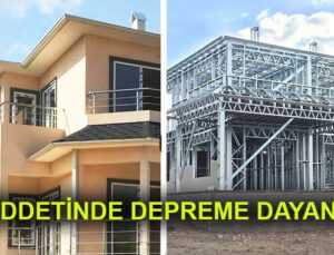 Prefabrik hafif çelik villa evlerde güvenli yaşam
