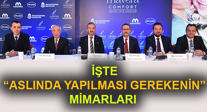 Mavera Comfort deprem izolatörlü ilk konutlar olacak