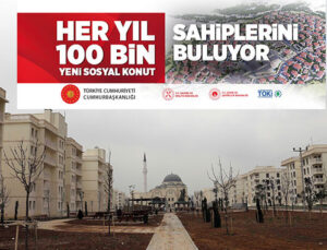 TOKİ kurasında izdiham yaşanıyor