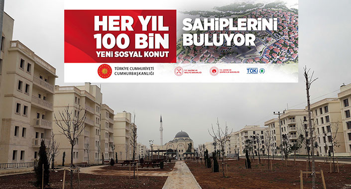 TOKİ kurasında izdiham yaşanıyor