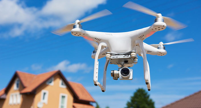 Drone’lar temassız gayrimenkul çekimi yapıyor